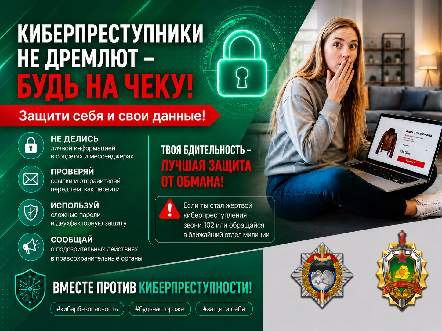 Твоя бдительность - лучшая защита от обмана